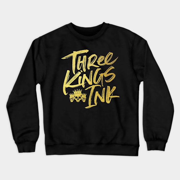 Three Kings Ink Alt-Logo Crewneck Sweatshirt by Kate Stacy